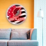 Portland Trail Blazers Neon Sign Us Pennant Acrylic 1