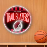 Portland Trail Blazers Neon Sign Vintage Acrylic 1