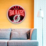 Portland Trail Blazers Neon Sign Vintage Acrylic 1