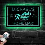 Rainier Metal Sign Custom Club 1