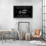 Rainier Metal Sign Custom Club 1