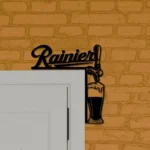 Rainier Metal Sign Tap Handle 1