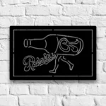 Rainier Metal Sign Walking Bottle 1