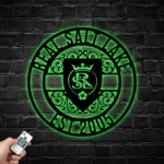 Real Salt Lake Metal Sign Custom Mls Fc 1