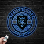 Real Salt Lake Metal Sign Custom Mls Fc 1