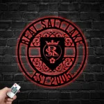 Real Salt Lake Metal Sign Custom Mls Fc 1