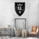 Real Salt Lake Metal Sign Fc Logo 1