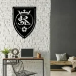Real Salt Lake Metal Sign Fc Logo 1
