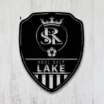 Real Salt Lake Metal Sign Fc Shield Shape 1