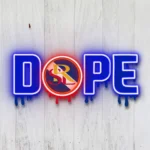 Real Salt Lake Neon Sign Dripping Dope Fc 1