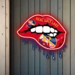 Real Salt Lake Neon Sign Fc Dripping Lips 1