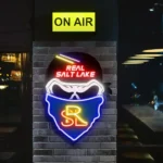 Real Salt Lake Neon Sign Fc Skull 1