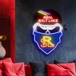 Real Salt Lake Neon Sign Fc Skull 1
