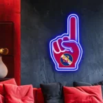 Real Salt Lake Neon Sign Mls Fc Foam Finger 1