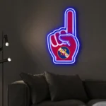 Real Salt Lake Neon Sign Mls Fc Foam Finger 1