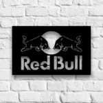 Red Bull Metal Sign Logo 1