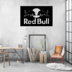 Red Bull Metal Sign Logo 1
