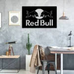 Red Bull Metal Sign Logo 1