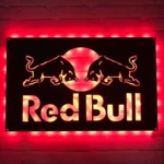 Red Bull Metal Sign Logo 1