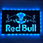 Red Bull Metal Sign Logo 1