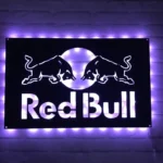 Red Bull Metal Sign Logo 1