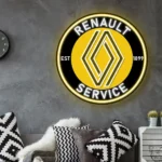 Renault Neon Sign Super Car 1