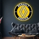 Renault Neon Sign Super Car 1