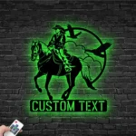 Retro Vintage Metal Sign Artistic Cowgirl 1