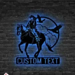 Retro Vintage Metal Sign Artistic Cowgirl 1