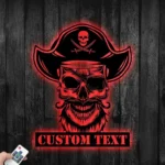 Retro Vintage Metal Sign Buccaneer Skull 1