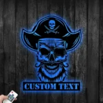 Retro Vintage Metal Sign Buccaneer Skull 1
