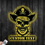 Retro Vintage Metal Sign Buccaneer Skull 1