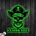 Retro Vintage Metal Sign Buccaneer Skull 1