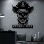 Retro Vintage Metal Sign Buccaneer Skull 1