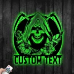 Retro Vintage Metal Sign Custom Grim Reaper 1