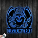 Retro Vintage Metal Sign Custom Grim Reaper 1