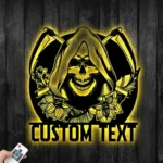 Retro Vintage Metal Sign Custom Grim Reaper 1