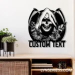 Retro Vintage Metal Sign Custom Grim Reaper 1