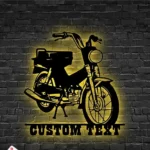 Retro Vintage Metal Sign Custom Motorcycle 1