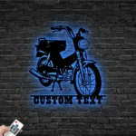 Retro Vintage Metal Sign Custom Motorcycle 1