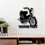 Retro Vintage Metal Sign Custom Motorcycle 1