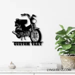 Retro Vintage Metal Sign Custom Motorcycle 1