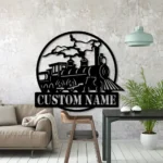 Retro Vintage Metal Sign Custom Steam Engine Train Locomotive 1