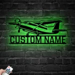 Retro Vintage Metal Sign Exclusive Airplane 1