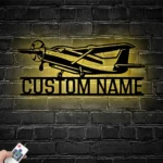 Retro Vintage Metal Sign Exclusive Airplane 1
