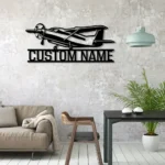 Retro Vintage Metal Sign Exclusive Airplane 1