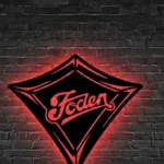 Retro Vintage Metal Sign Foden Logo Car 1