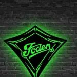Retro Vintage Metal Sign Foden Logo Car 1