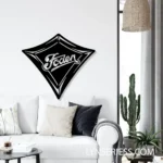 Retro Vintage Metal Sign Foden Logo Car 1