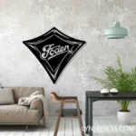Retro Vintage Metal Sign Foden Logo Car 1